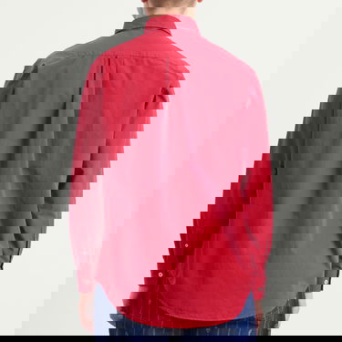 Риза Drôle de Monsieur Mirror Long Sleeve Button-Up Shirt Червено | I-SH240-CO178-RD, 3