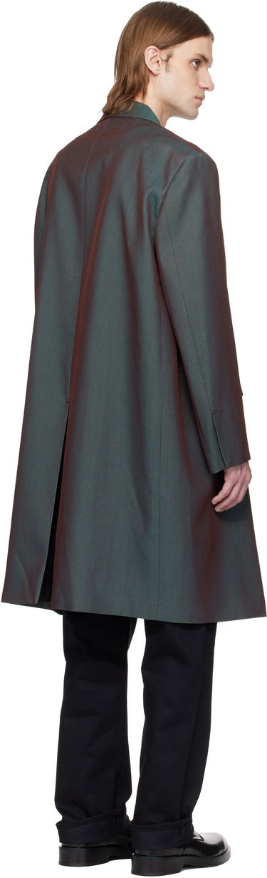 Палта Jil Sander Jil Sander Cavalry Twill Coat Зелено | J21AA0192_J40221, 2
