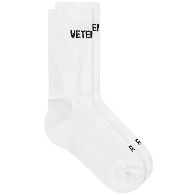 Чорапи VETEMENTS Logo Socks Бяло | UE54SO140W