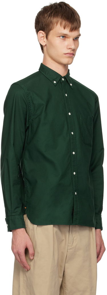 Риза BEAMS BEAMS PLUS Button Down Shirt Зелено | 3811-0086-139, 1