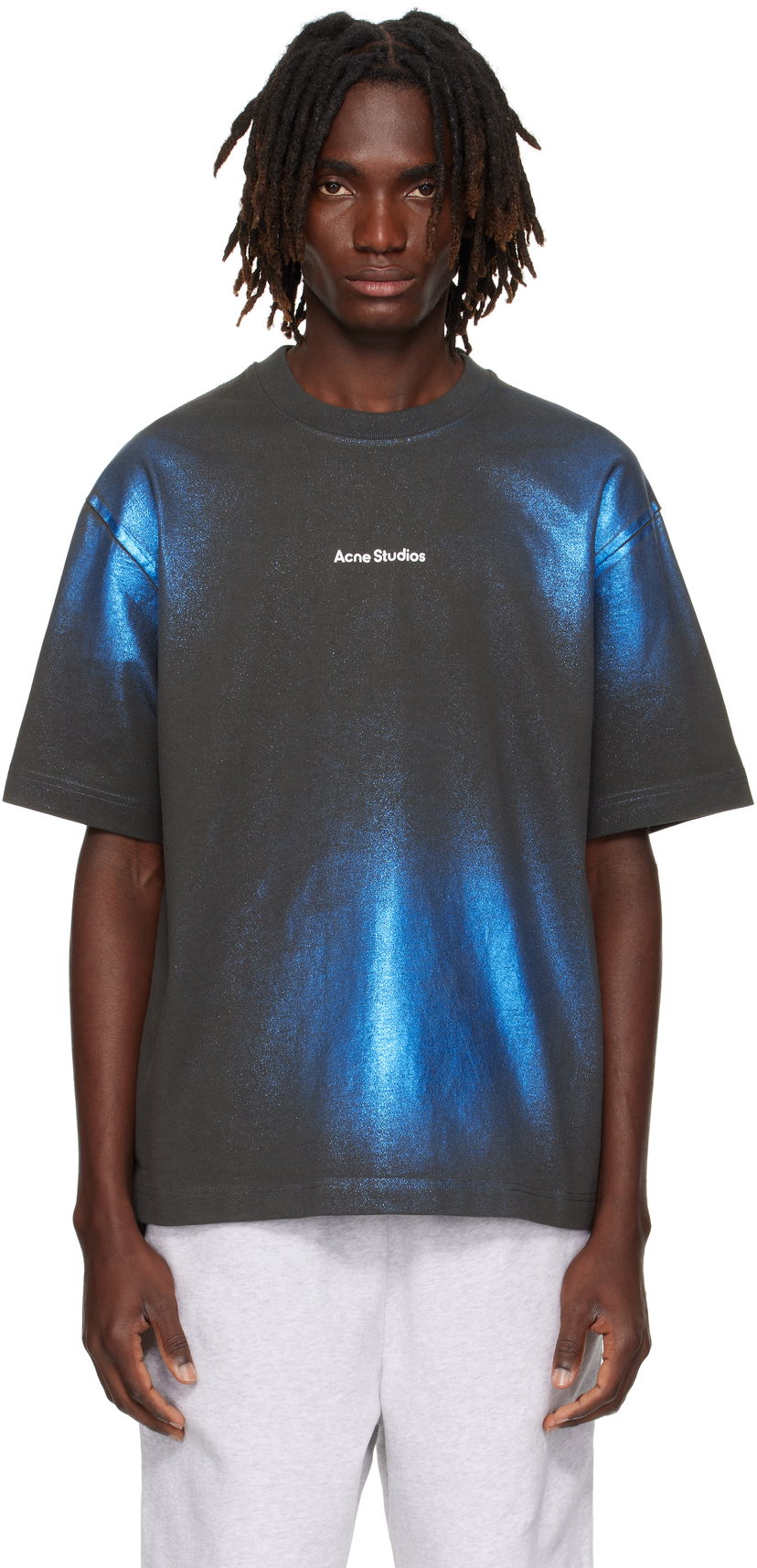 Тениска Acne Studios Acne Studios Logo T-Shirt Черно | CL0348-