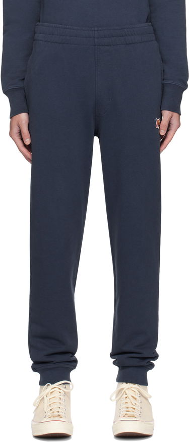 Спортни панталони MAISON KITSUNÉ Navy Fox Head Regular Sweatpants Тъмно синьо | LM01114KM0001, 0