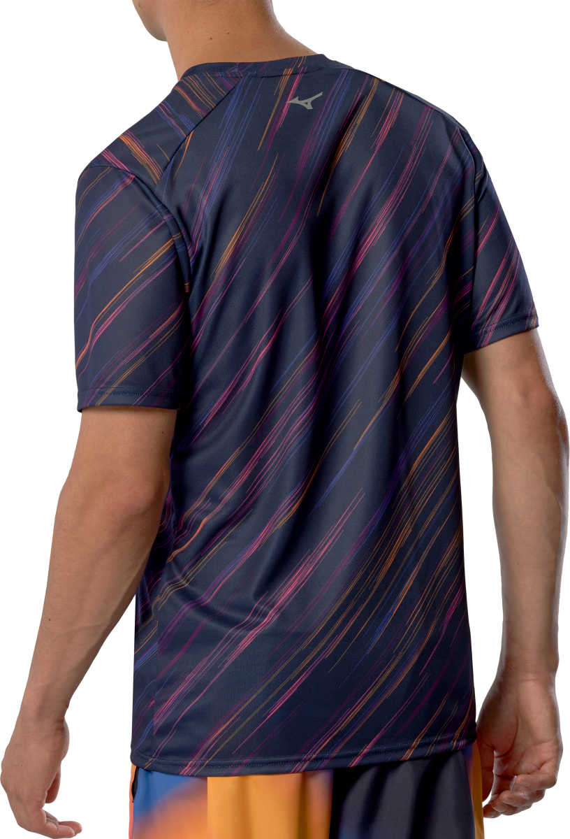 Тениска Mizuno Mizuno Hanabi T-Shirt Тъмно синьо | j2gac550-98, 1