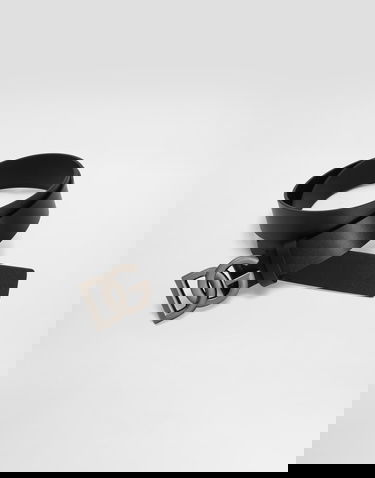 Колани Dolce & Gabbana Dolce & Gabbana Leather Belt With Dg Logo Черно | BC4644AX6228V363, 3