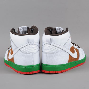 Кецове и обувки Nike SB Dunk High Premium Бяло | 313171-201, 3