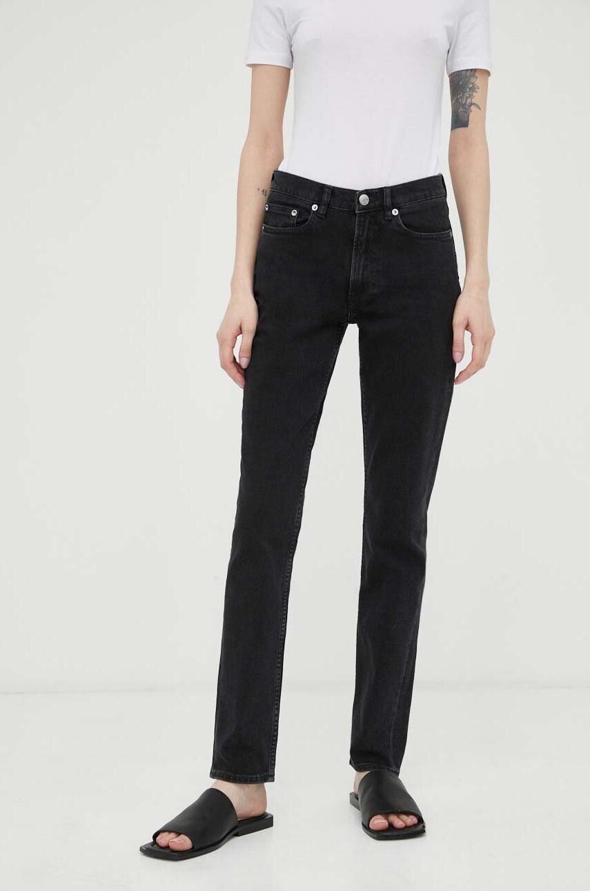 Дънки Samsoe Samsoe Jeans Medium Waist Черно | F22400165, 1