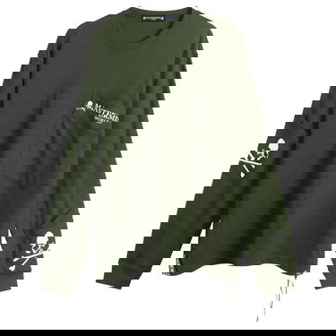 Тениска Mastermind WORLD MASTERMIND WORLD Multi Pocket Long Sleeve T-Shirt Зелено | MW25S15-TS024-011OLV, 1