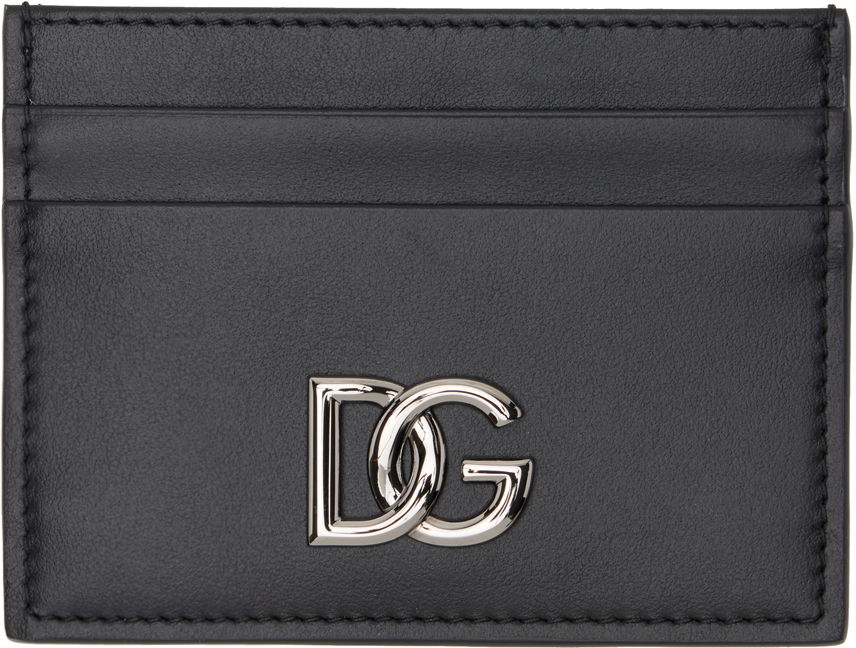 Портфейл Dolce & Gabbana Black DG Card Holder Черно | BP0330AW576, 0