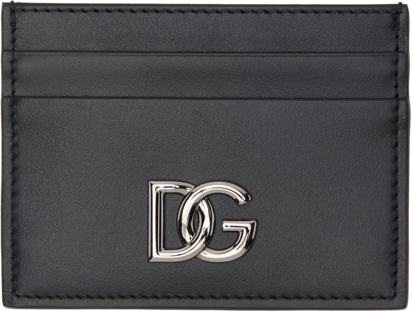 Портфейл Dolce & Gabbana Black DG Card Holder Черно | BP0330AW576