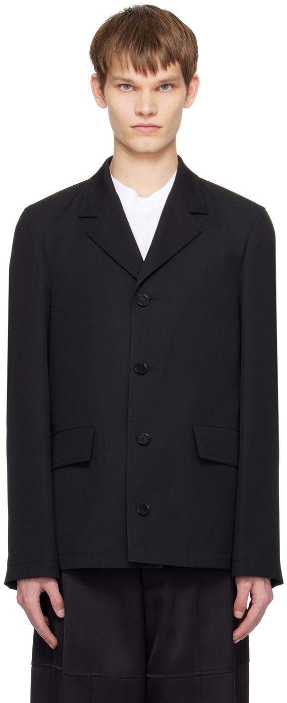 Палта Jil Sander Single-Breasted Blazer Черно | J23BN0005_J40002, 0