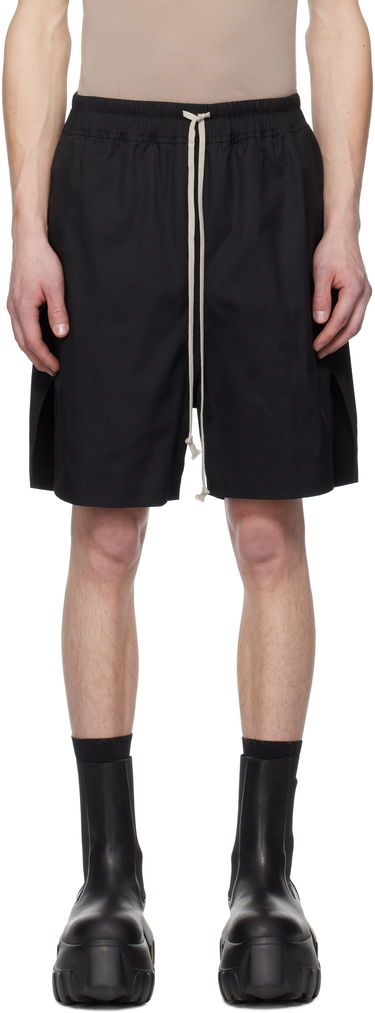 Къси панталони Rick Owens Rick Owens Hollywood Boxer Shorts Черно | RU01E5397 TE, 0