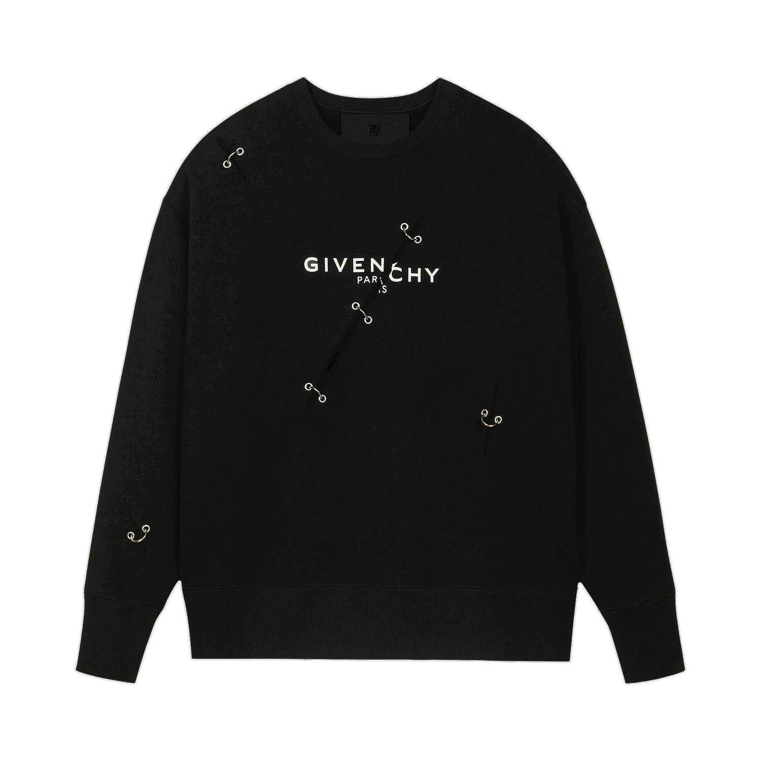 Пуловер Givenchy Oversized Crewneck Черно | BMJ0B83Y69 001, 0