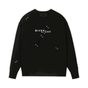 Пуловер Givenchy Oversized Crewneck Черно | BMJ0B83Y69 001, 0