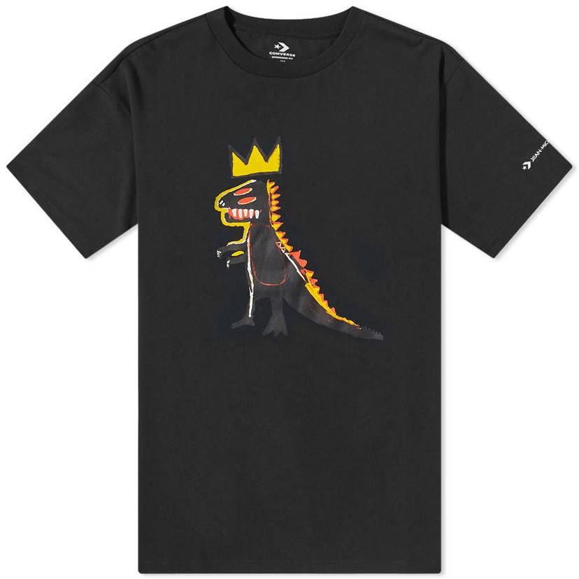 Тениска Converse Basquiat Dinosaur Graphic T-Shirt Черно | 10023144-A02