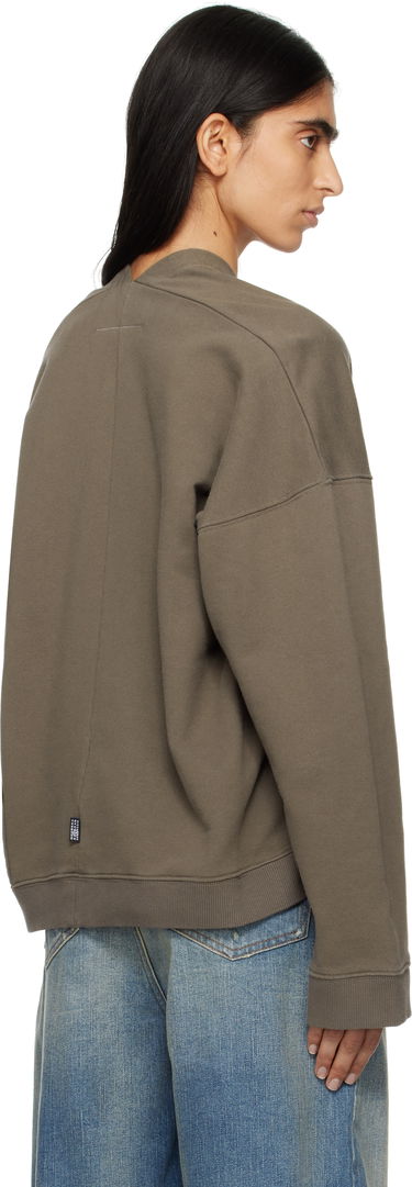 Пуловер Maison Margiela MM6 Maison Margiela V-Neck Sweatshirt Кафяво | S52GU0239 M25014, 2