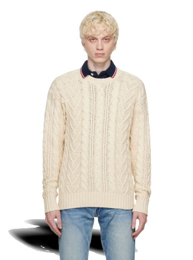 Пуловер Polo by Ralph Lauren Fisherman's Sweater Бежово | 710909196001