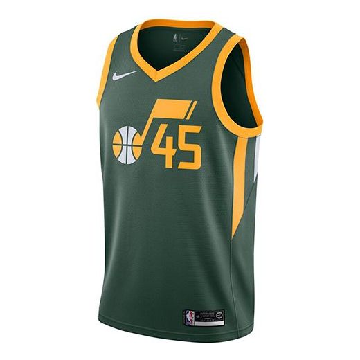 Фланелка Nike Donovan Mitchell #45 Utah Jazz Basketball Jersey Зелено | CD7015-323, 0