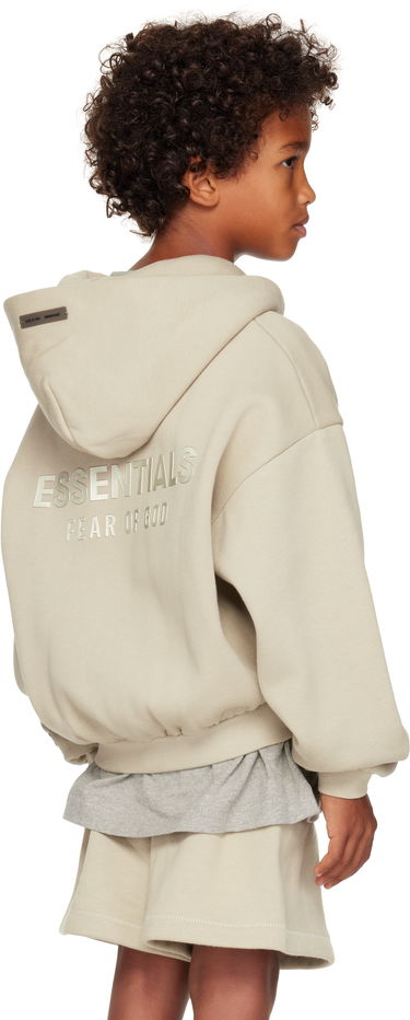 Суитчър Fear of God ESSENTIALS Kids Fleece Zip-Up Hoodie Бежово | 785SP252036K, 2