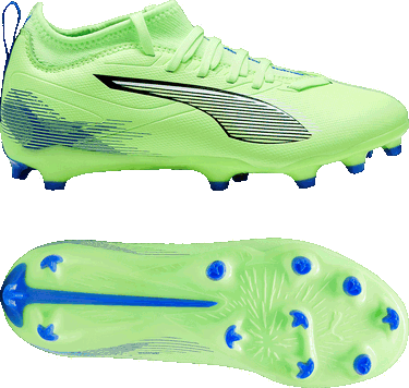 Кецове и обувки Puma ULTRA 5 MATCH FG/AG Soccer Cleats Зелено | 108096-03, 2