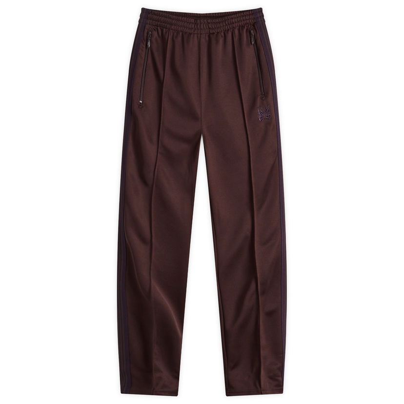 Спортни панталони Needles Track Pant Smooth Narrow Dark Brown Large Кафяво | PU274-B