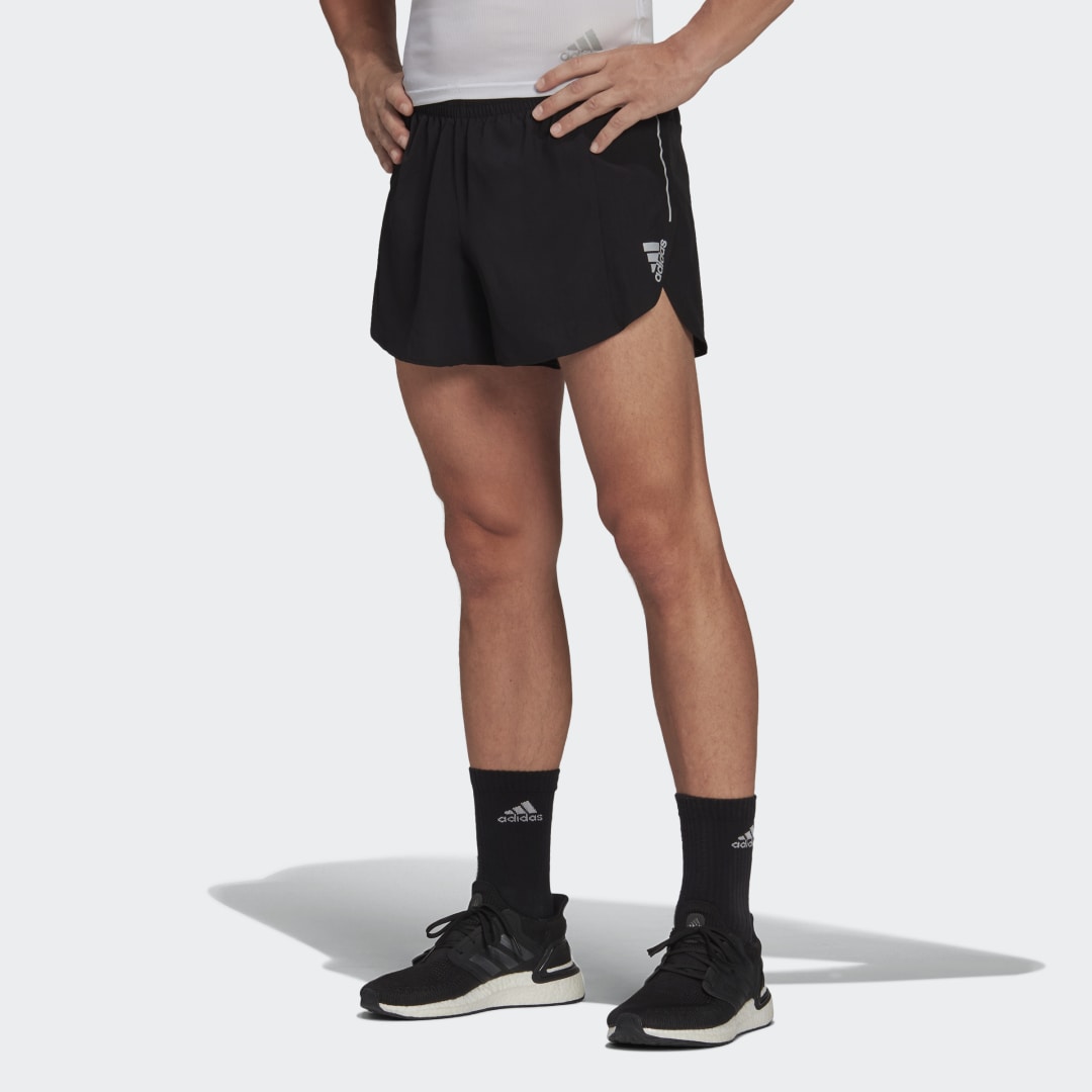 Къси панталони adidas Performance Own the Run Split Shorts Черно | H58594, 0