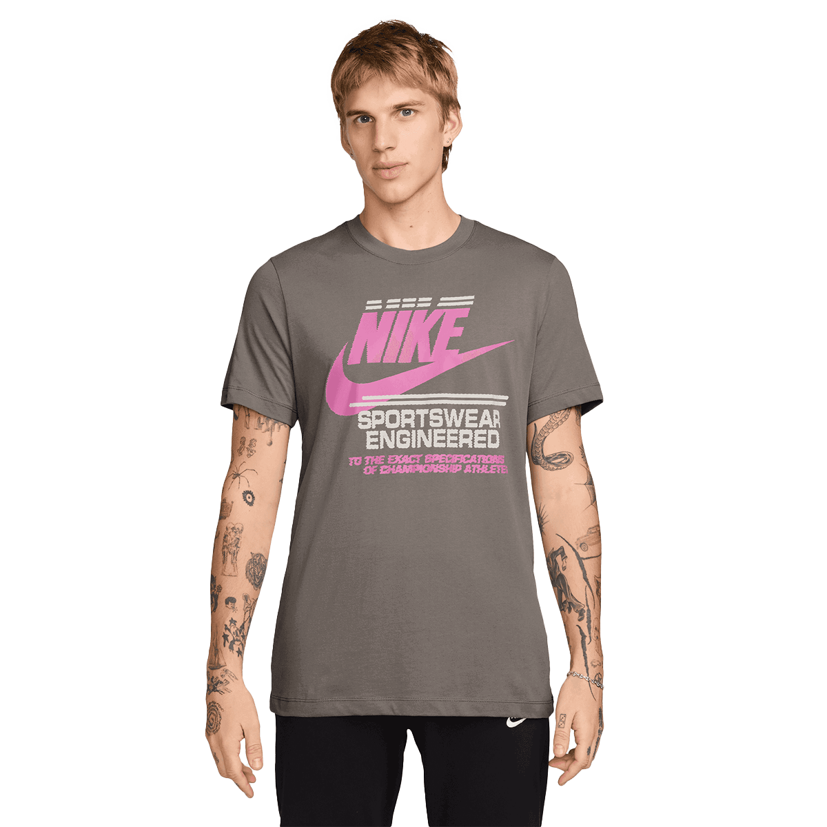 Тениска Nike Sportswear Engineered Futura T-Shirt Сиво | HQ9157-289, 0