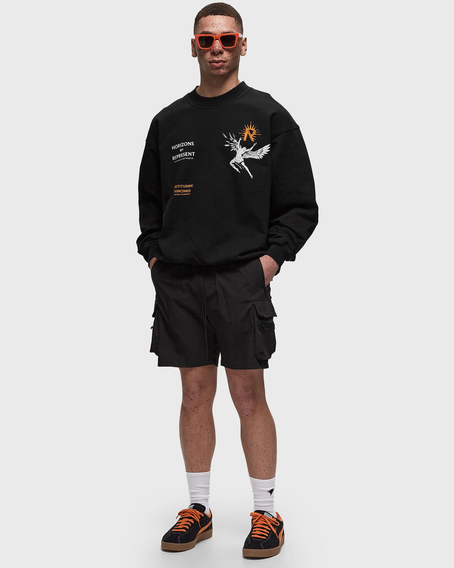 Къси панталони Represent Clo Represent 247 SHORTS Черно | M09048-01, 1
