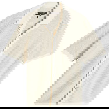 Риза rag & bone Rag & Bone Avery Zig-Zag Towelling Shirt, Size Large Бяло | MBS25S036YF36-IVO, 0