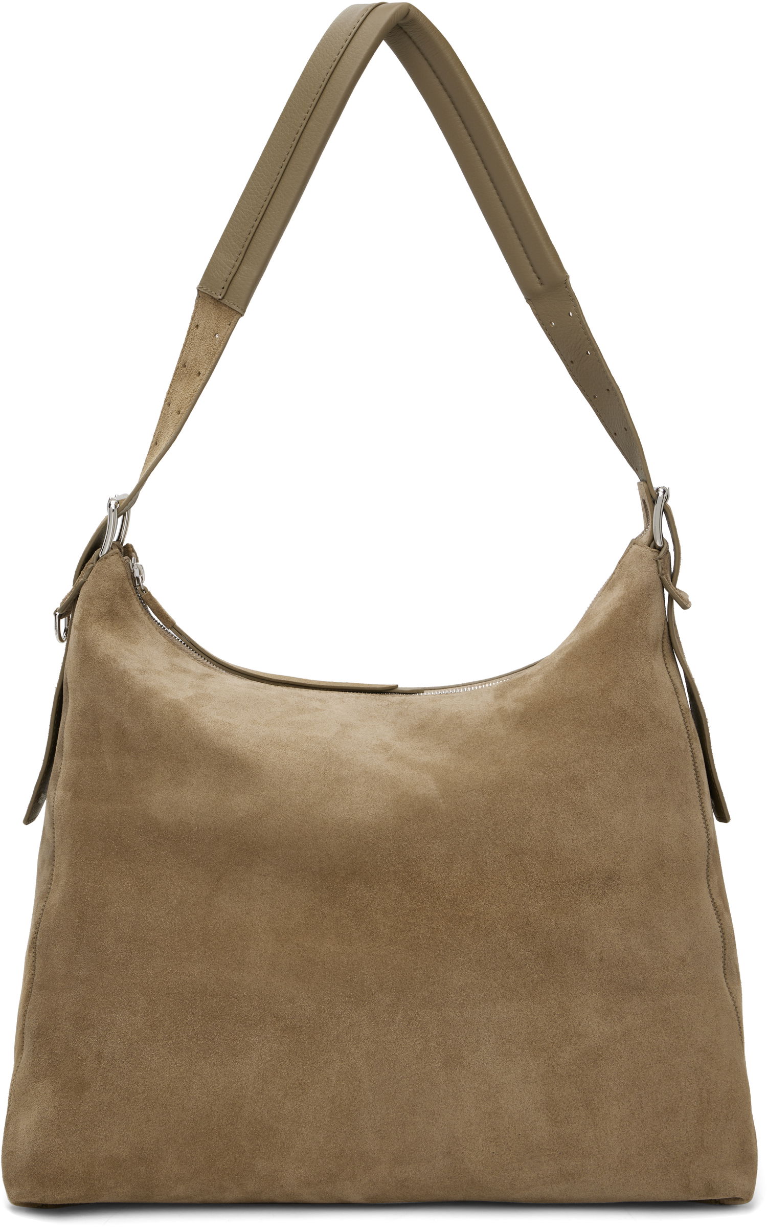 Чанта през рамо LEMAIRE Lemaire Belted Suede Shoulder Bag Кафяво | BG0189 LL0125, 0