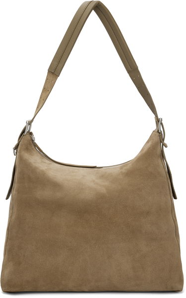 Чанта през рамо LEMAIRE Lemaire Belted Suede Shoulder Bag Кафяво | BG0189 LL0125, 0