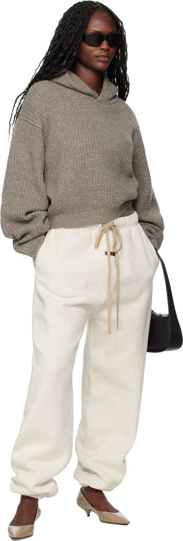 Суитчър Fear of God ESSENTIALS Holiday Heavy Waffle 90s Hoodie Сиво | 192HO255012FW, 3