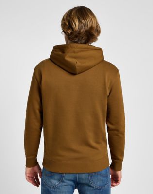 Суитчър Lee Plain Hoodie Кафяво | 112355742