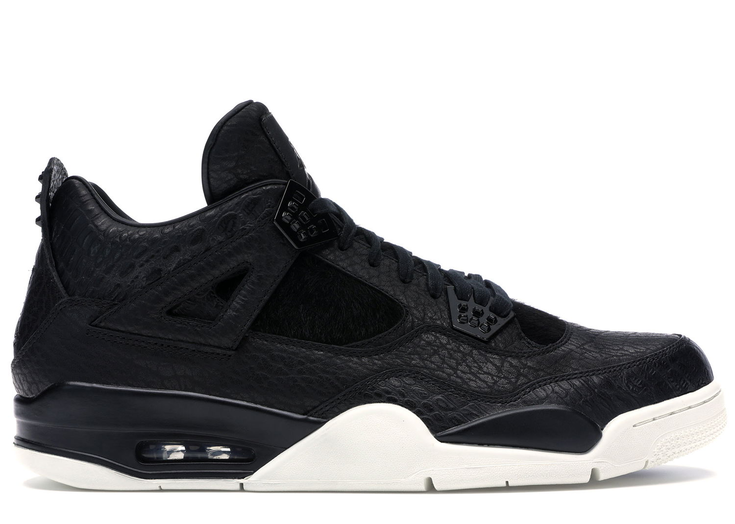 Кецове и обувки Jordan Jordan 4 Retro "Pony Hair Black" Черно | 819139-010, 0