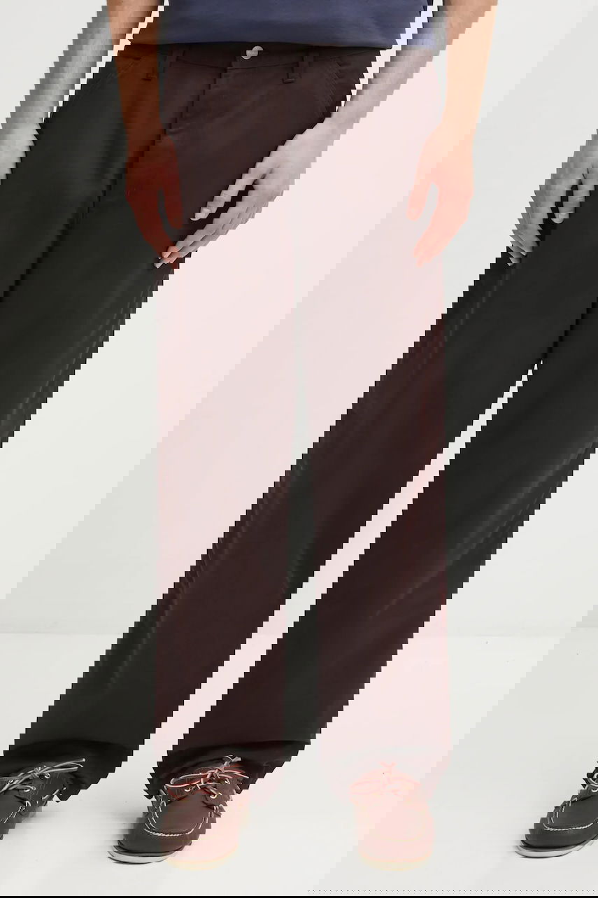 Панталони Carhartt WIP Relaxed Fit Simple Pant Trousers Кафяво | I034907.33H02, 0