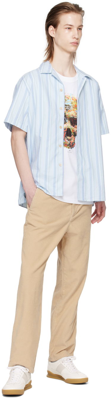 Риза Paul Smith PS Paul Smith Stripe Vacation Shirt Синьо | M2R-695U-M21996-41, 3