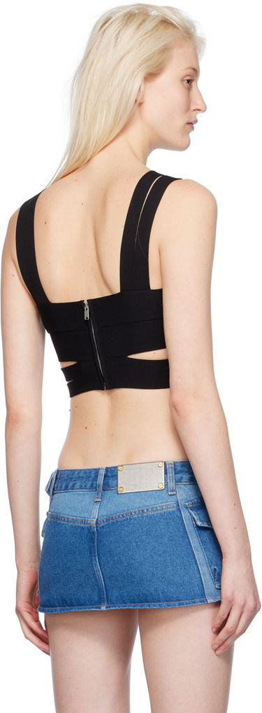 Сутиен Dion Lee Harness Bralette Черно | A7770PS24, 2