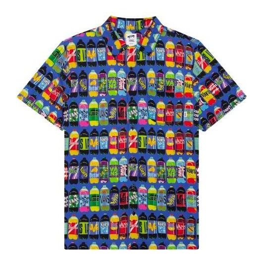 Риза Vans Fergus All Over Print Short Sleeve Shirt Синьо | VN0A4RS1W02