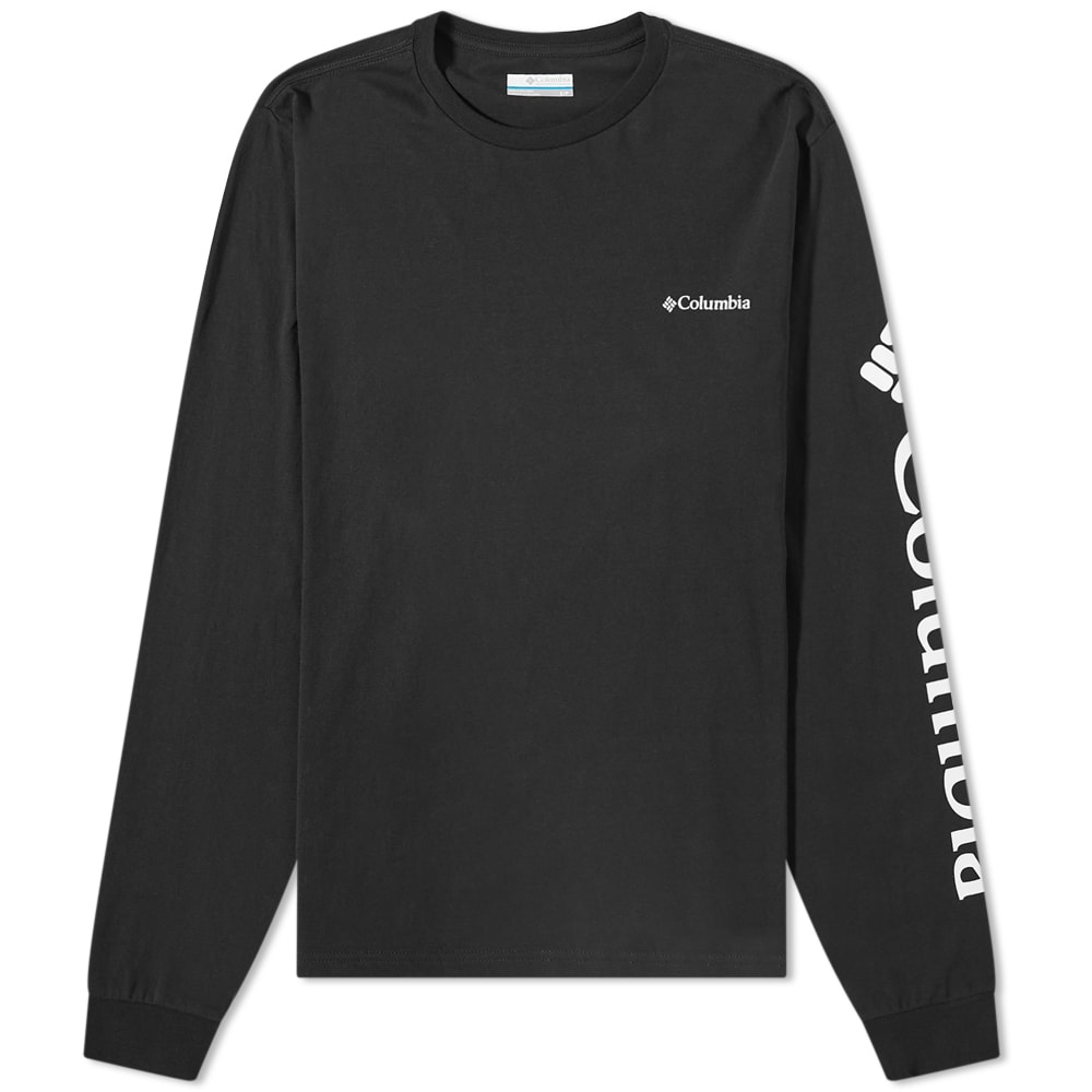 Тениска Columbia Long Sleeve Logo T-Shirt Черно | 2013561-010, 0