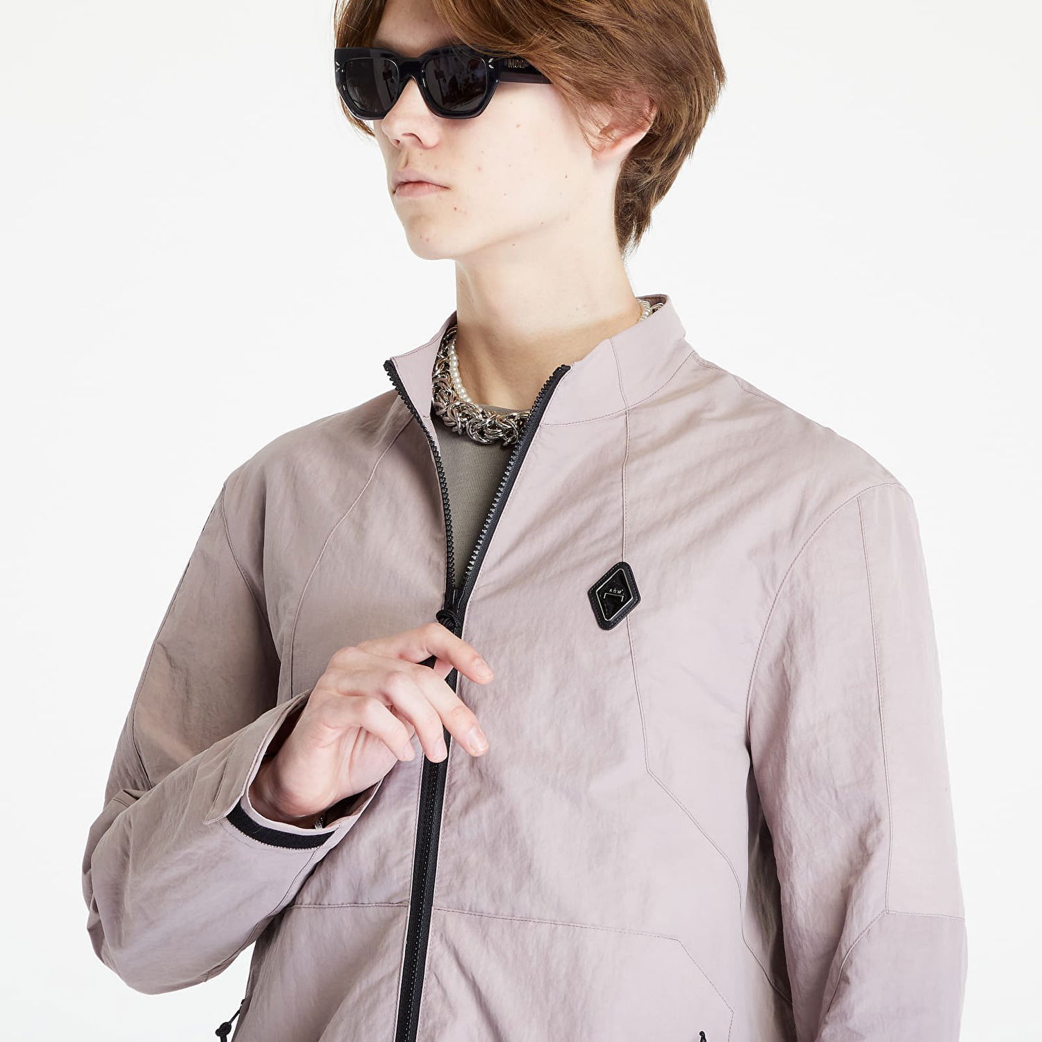 Яке A-COLD-WALL* Irregular Dye Overshirt Сиво | ACWMSH085 Mauve, 0
