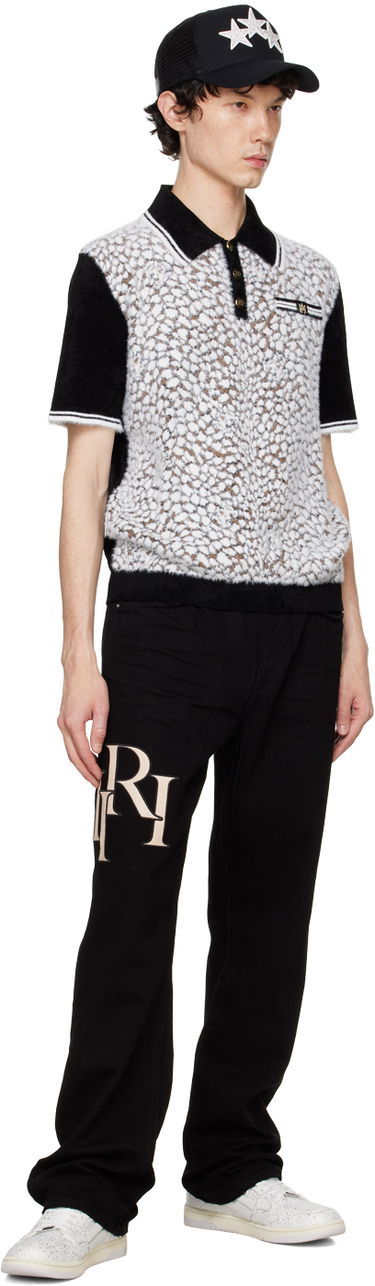 Поло тениска AMIRI AMIRI M.A. Leopard Print Polo Многоцветен | AMKNPO1040, 3