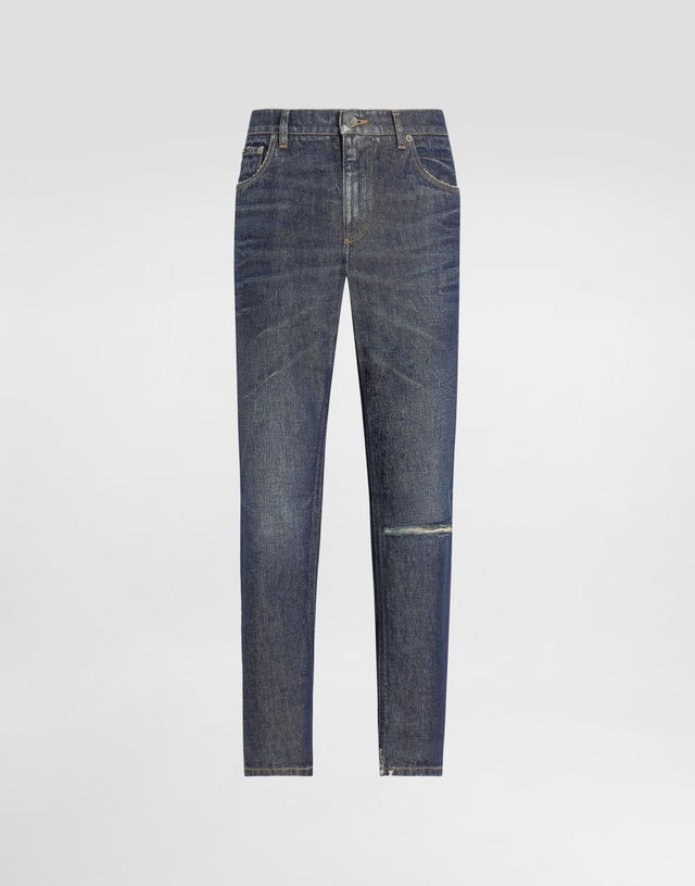 Dolce & Gabbana Loose-Fit Jeans with Distressing