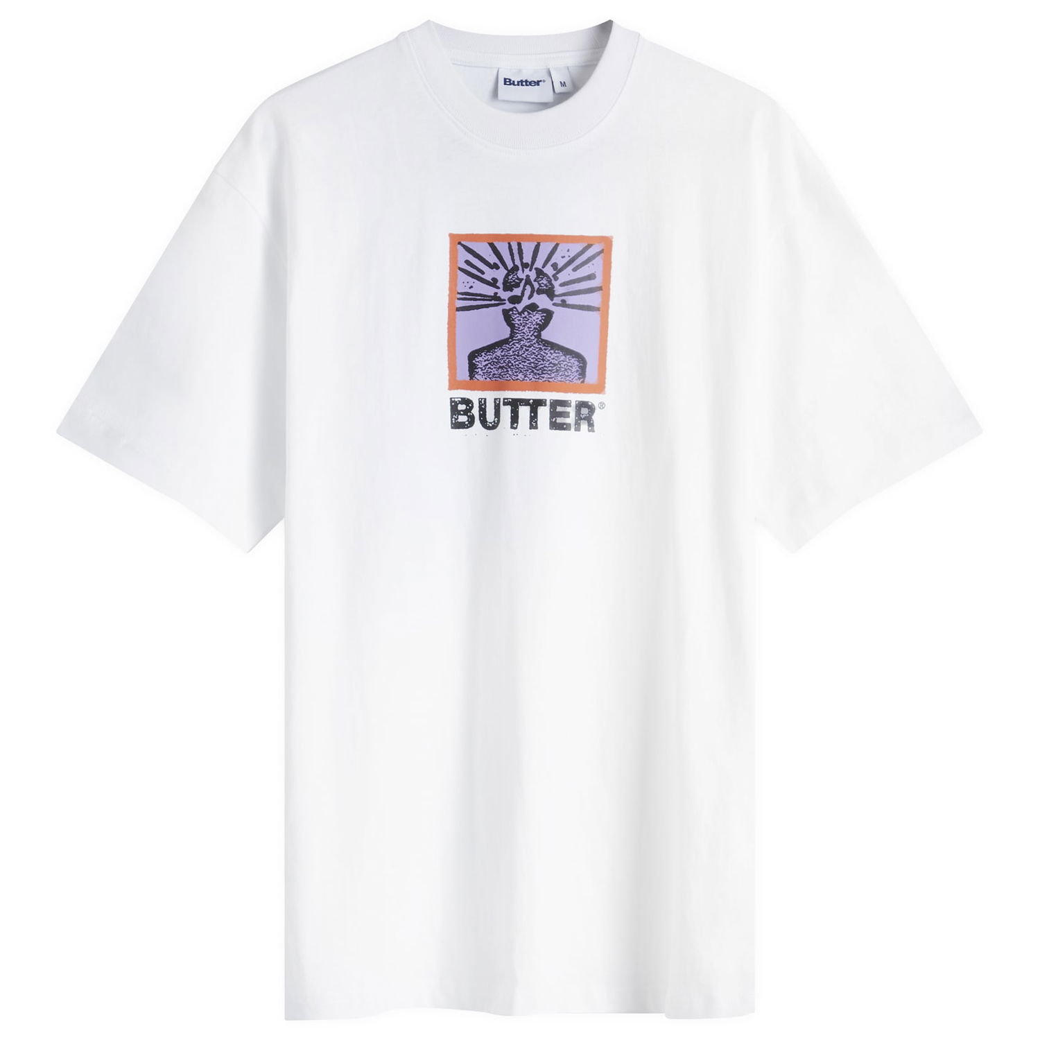 Тениска Butter Goods Explosion T-Shirt Бяло | BGQ224D10301, 0