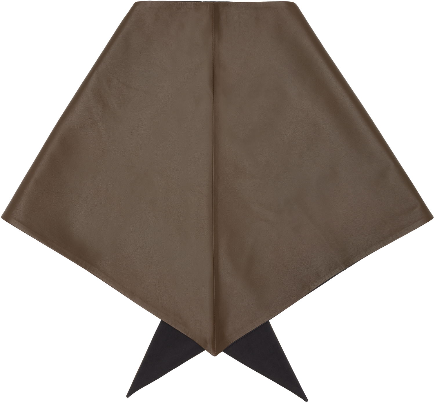 Шал LEMAIRE Large Leather Triangle Scarf Кафяво | AC1248 LL0161, 1