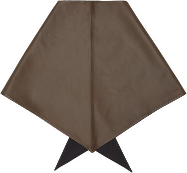 Шал LEMAIRE Large Leather Triangle Scarf Кафяво | AC1248 LL0161, 1