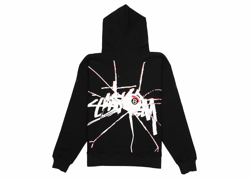 Суитчър Stüssy Shattered Graphic Print Zip Hoodie Черно | 1974959_BLAC