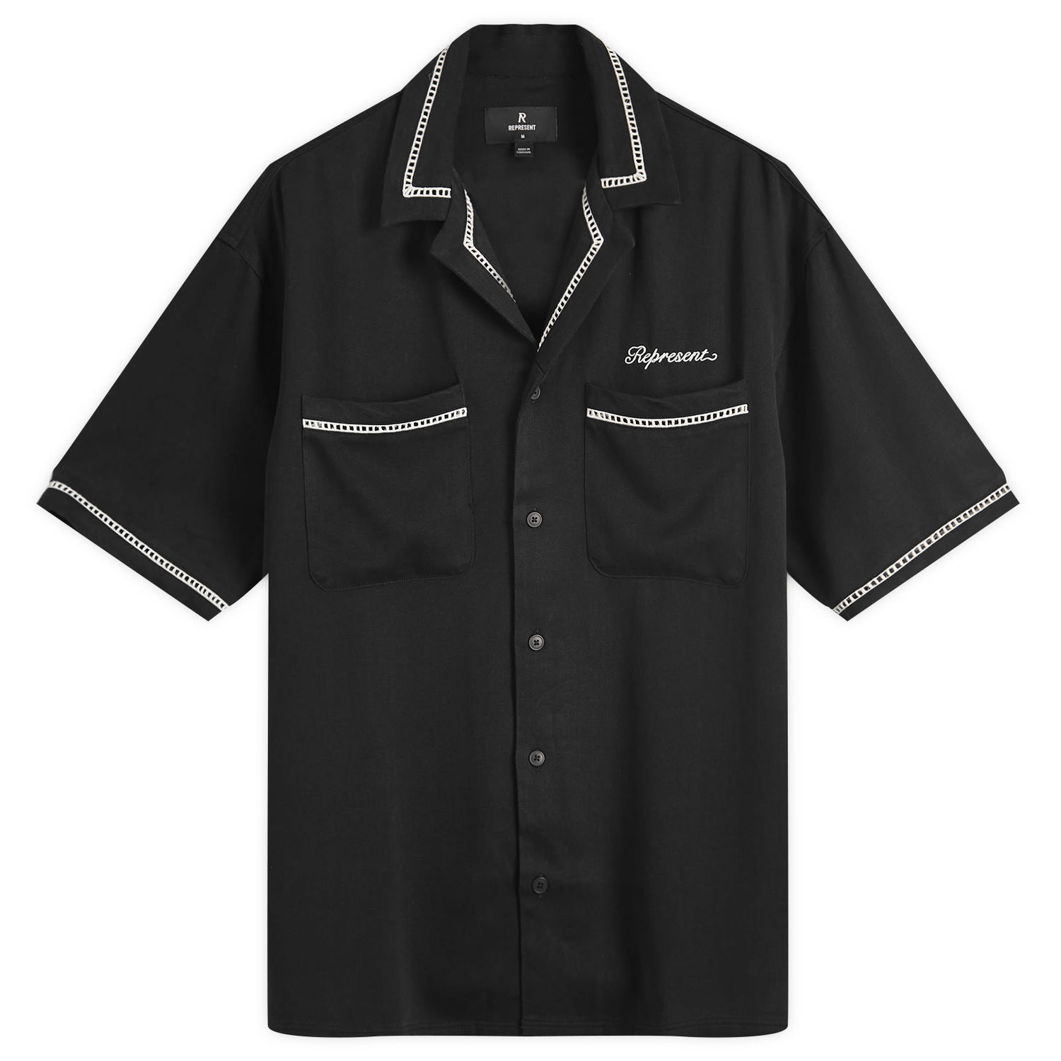 Риза Represent Clo Resort Shirt Черно | MLM2433-001, 0