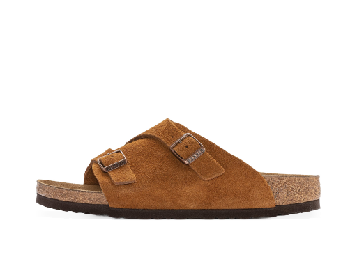 Lifestyle Birkenstock Zürich "Suede Leather Mink" Кафяво | 1023842/1023891