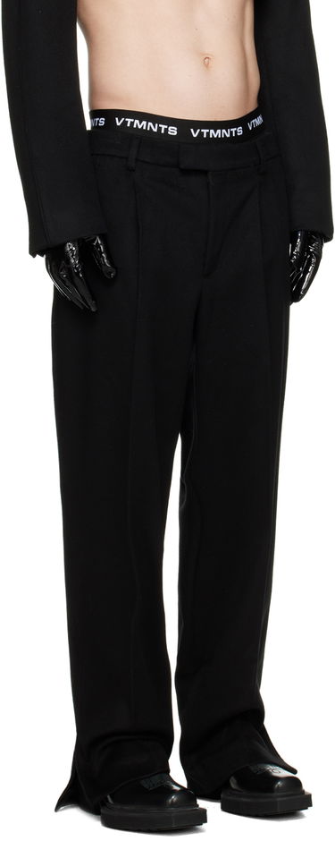 Панталони VETEMENTS Pleated Trousers Черно | VL16PA320B, 1