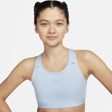 Сутиен Nike Trail Swoosh On The Run Синьо | FN2909-440, 2