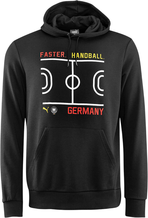 Суитчър Puma DHB Germany Faster Handball Hoodie Черно | 686088-01